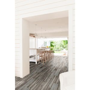 Carolina Timber Grey 6 in. x 24 in. Matte Porcelain Floor and Wall Tile (60-Cases/581.4 sq. ft./Pallet)