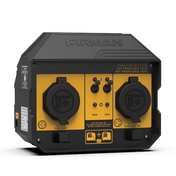 50 Amp 6000-Watt Portable Inverter Generator Parallel Connection Kit with Built-In Storage