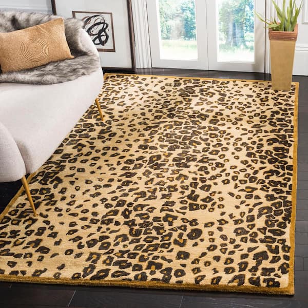 SAFAVIEH Martha Stewart Teak 10 ft. x 14 ft. Animal Print Area Rug  MSR3621E-10 - The Home Depot