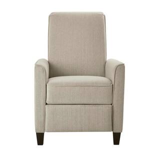 Maycotte Biscuit Beige Upholstered Pushback Recliner