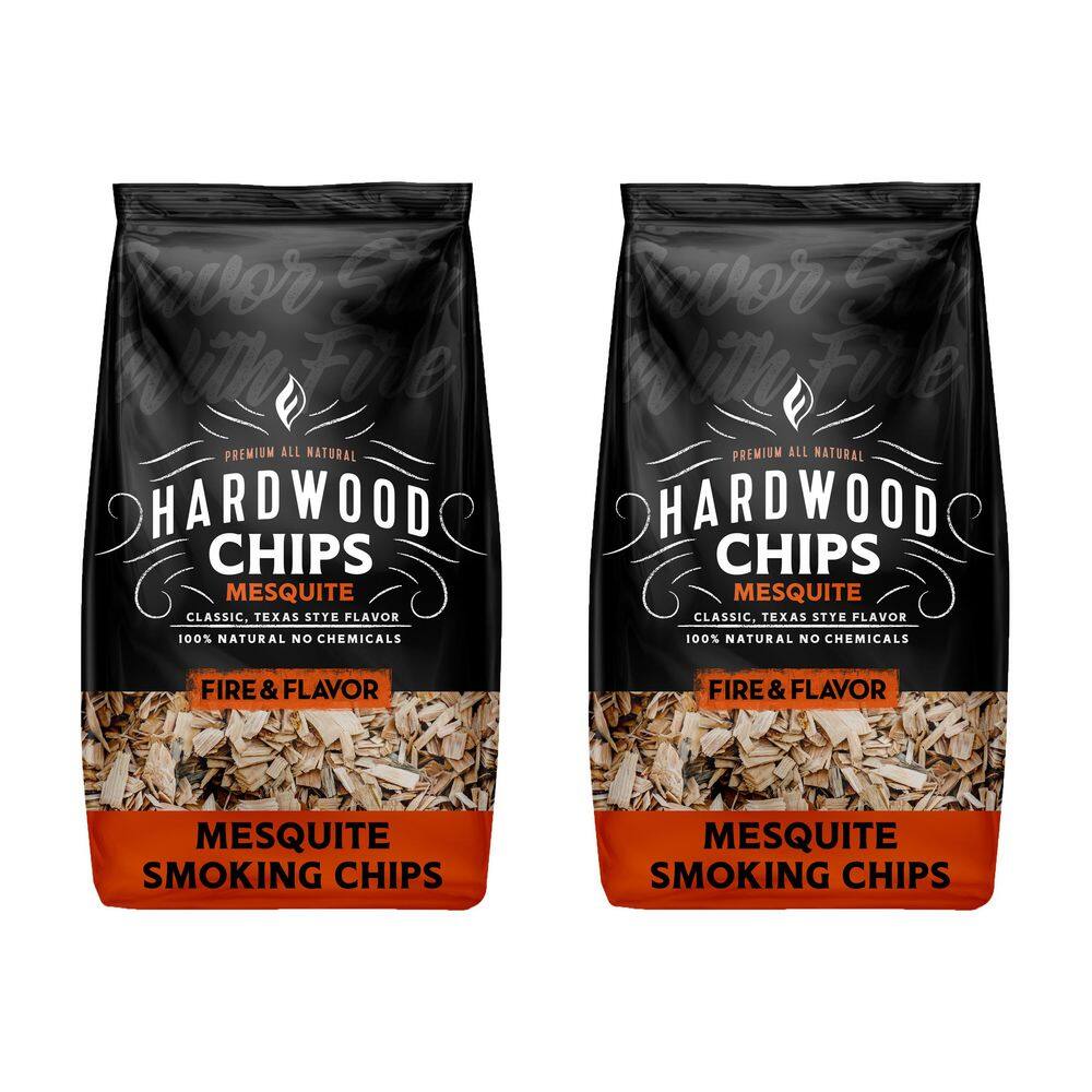 Premium All Natural Mesquite Smoking Chips, 2-Pack, 2 Pounds price history on PriceWatchPro