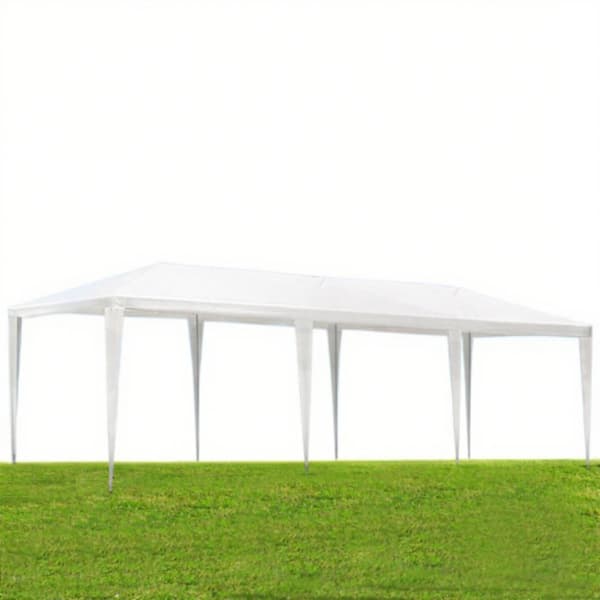 10x30 FT Outdoor Party Tent Canopy – Wedding & Event Gazebo Marquee Shelter, Garden Patio Canopy (No Sidewalls)