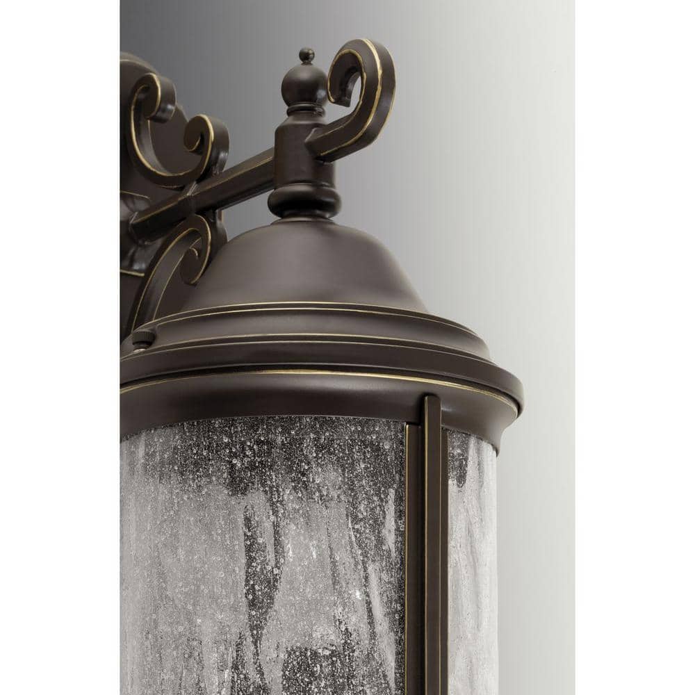 Antique Bronze 16.5" 3-Light Outdoor Wall Lantern