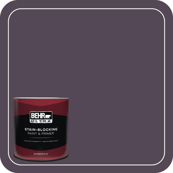 BEHR ULTRA 1 qt. #ECC-17-3 Napa Harvest Flat Exterior Paint & Primer