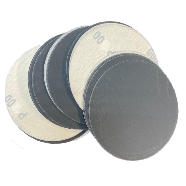 5 in. Silicone Carbide Sand Paper with Velcro Back 1000 Grit Box (100-Pack)