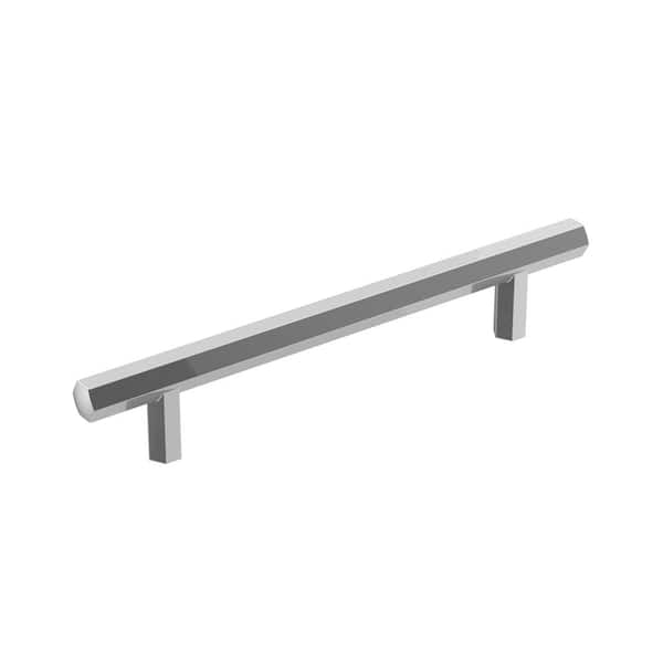 Amerock Caliber 5-1/16 in. (128mm) Modern Polished Chrome Bar Cabinet Pull