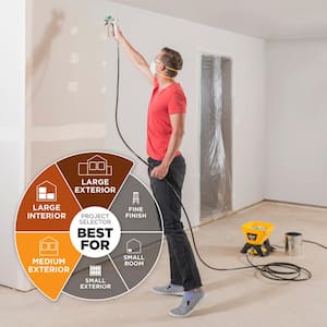 Control Pro 130 High Efficiency Airless Power Tank Paint and Stain Sprayer
