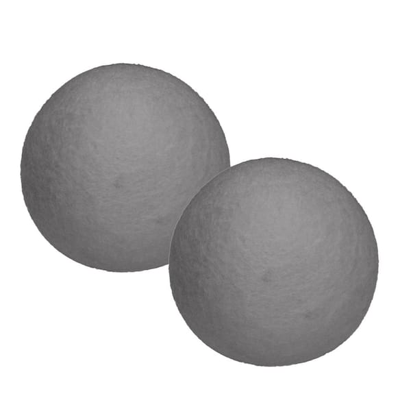 Grey Laundry Dryer Balls, 2-Pack