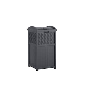 30 Gal. Outdoor Trash Can with Lid