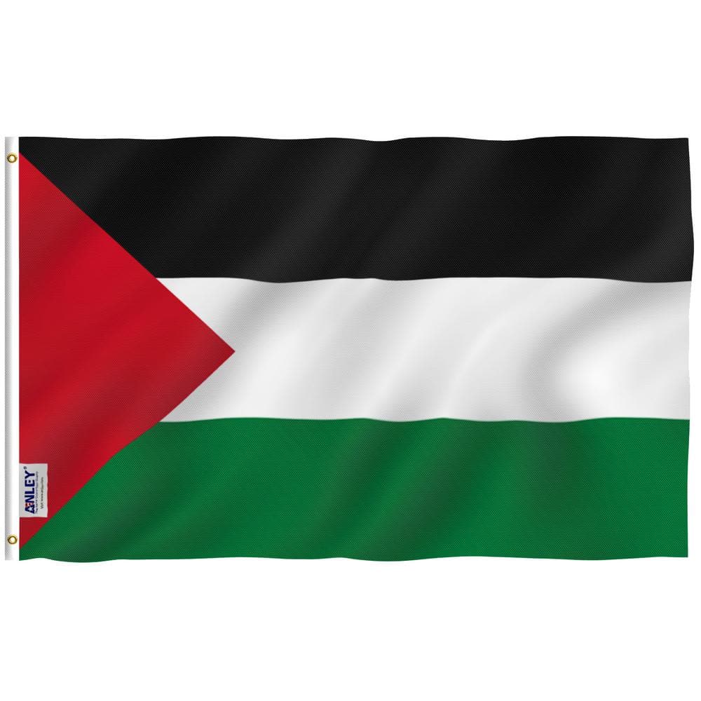 Fly Breeze 3 ft. x 5 ft. Polyester Palestine Flag 2-Sided Flags Banner with