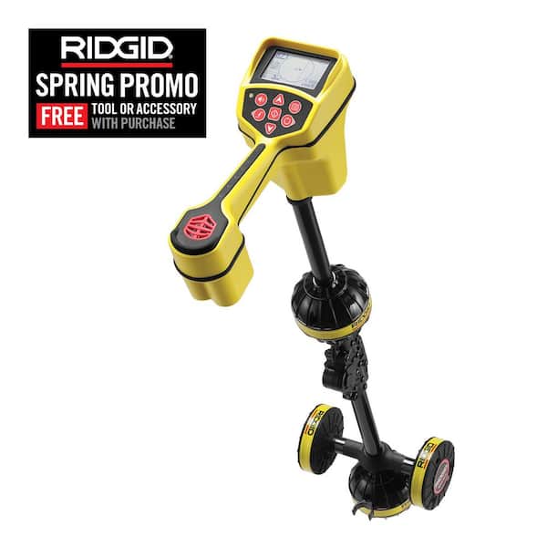 SeekTech SR-20 Utility Pipeline Locator/Receiver with Omni-Directional Antenna System and Compact Folding Mast Design