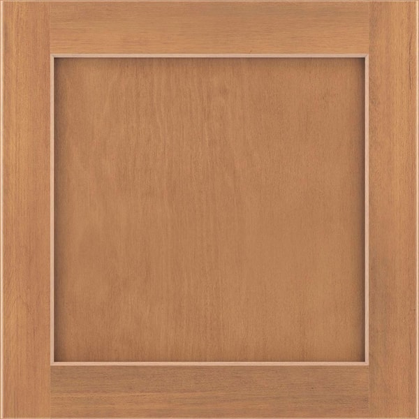 Leesburg 11 9/16-in. W x 3/4-in. D x 11 1/2-in. H in Maple Cider Cabinet Door Sample