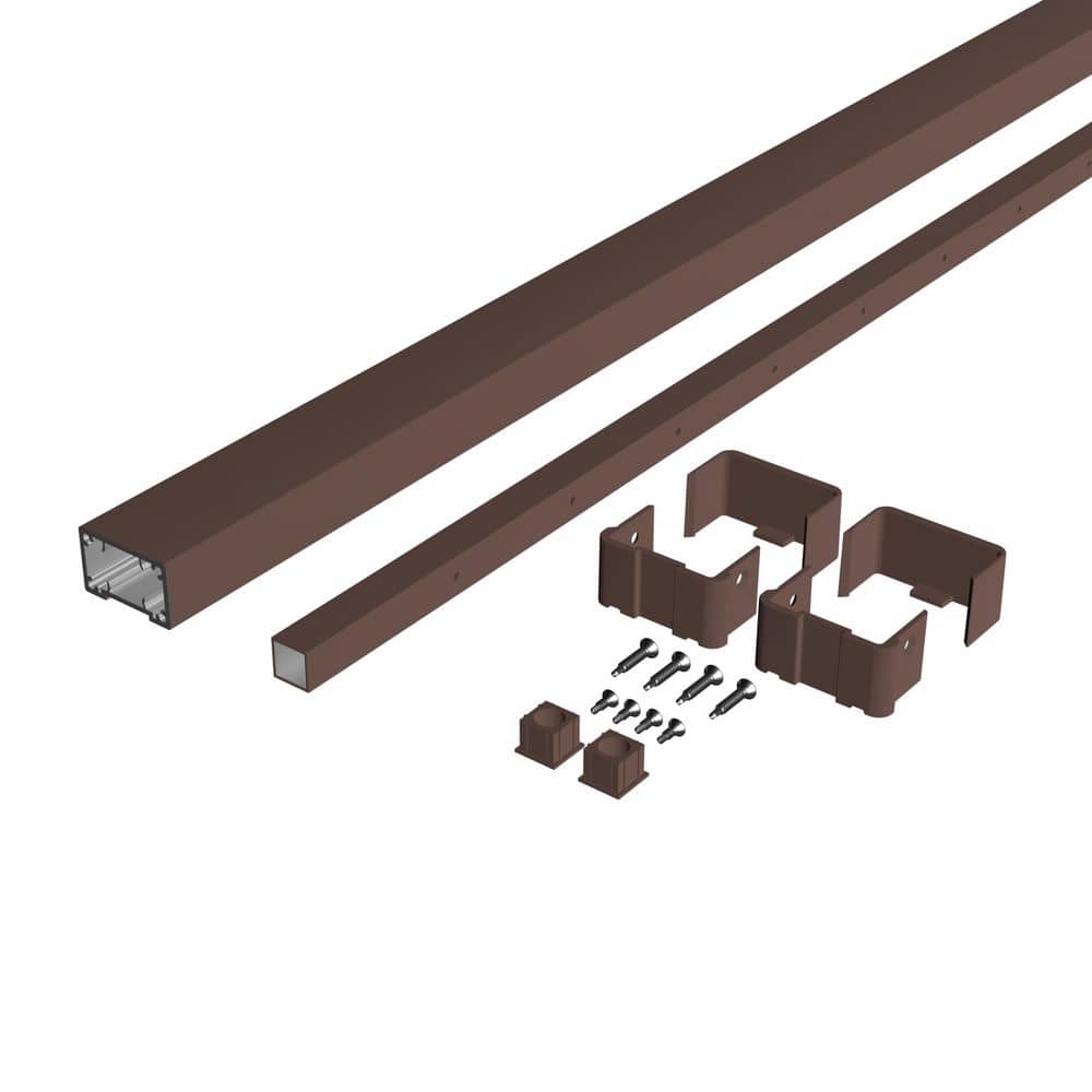 Cable Rail 42 in. x 6 ft. Weathered Brown Aluminum Rectangular Top for Cable Railing System price history on PriceWatchPro