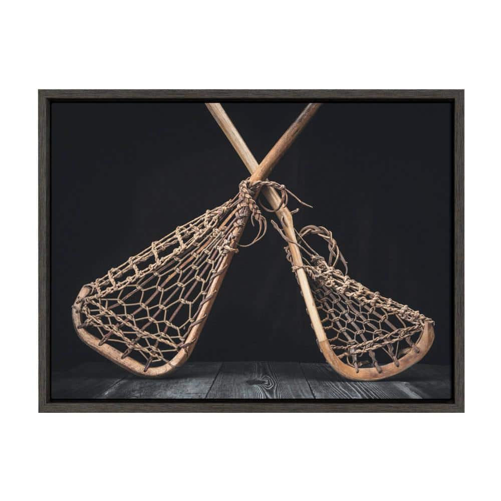 Exy \ Lacrosse sticks (black netting) Art Print for Sale by