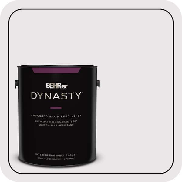 BEHR DYNASTY 1 gal. #PR-W03 Melodic White Eggshell Enamel Interior Stain-Blocking Paint & Primer