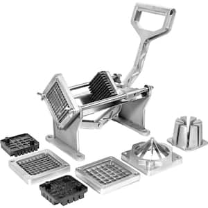 Commercial-Grade with 4-Stainless Steel Blades French Fries Fry and Veggie Cutter