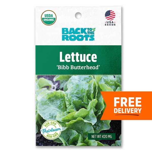 Back to the Roots Organic Bibb Butterhead Lettuce Seed (1-Pack)