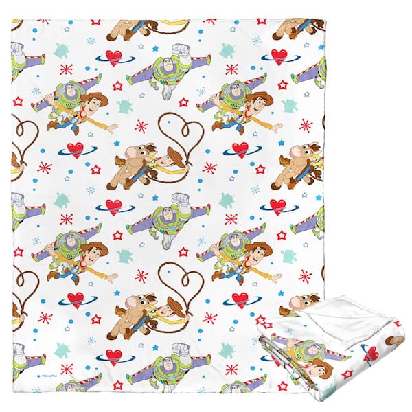 THE NORTHWEST GROUP Toy Story Best Valentine's Buds Silk Touch Multi-Colored Throw Blanket