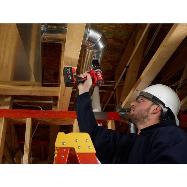 Milwaukee - M18 18-Volt Lithium-Ion Brushless Cordless 1/2 in. Compact Hammer Drill (Tool-Only)