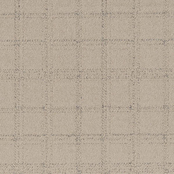 Lifeproof Harrington Color Winter Night Beige - 42 oz. SD Polyester Pattern Installed Carpet