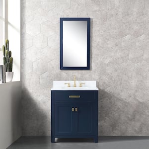Royal COCO 30 inch Natural Wood Finish Bathroom Vanity with