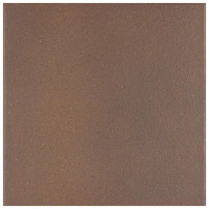 Quarry Flame Brown 7-3/4 in. x 7-3/4 in. Ceramic Floor and Wall Tile (9.24 sq. ft./Case)