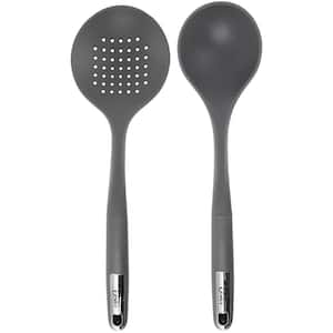 Oster Marion 5-Piece Silicone and Wood Kitchen Tool Set in Black