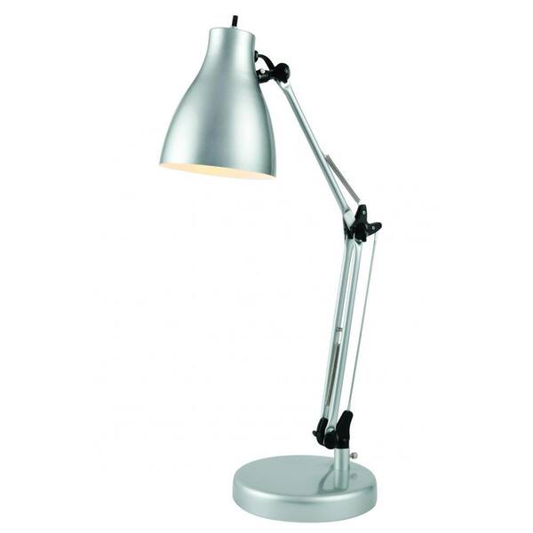 Filament Design 14 in. Silver Swing Arm Desk Lamp