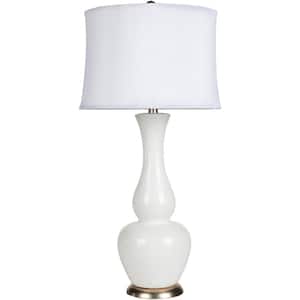 Cholet 30 in. White Indoor Table Lamp