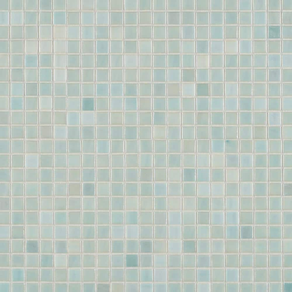 Rapids Tropical Breeze 4 in. x 0.19 in. Polished Glass Floor and Wall Mosaic Pool Tile Sample -  Ivy Hill Tile, EXT3RD106273