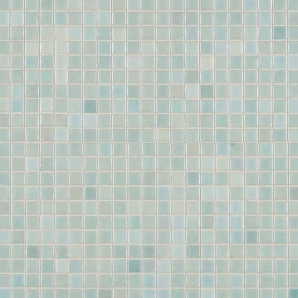 Ivy Hill Tile Rapids Tropical Breeze 12.2 in. x 18.1 in. Polished Glass Floor and Wall Mosaic Pool Tile (1.53 sq. ft./Sheet)