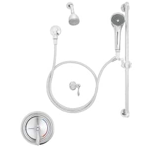 Sentinel Mark II 1-Handle 1-Spray Shower Faucet with Hand Shower Polished Chrome (Valve Included)
