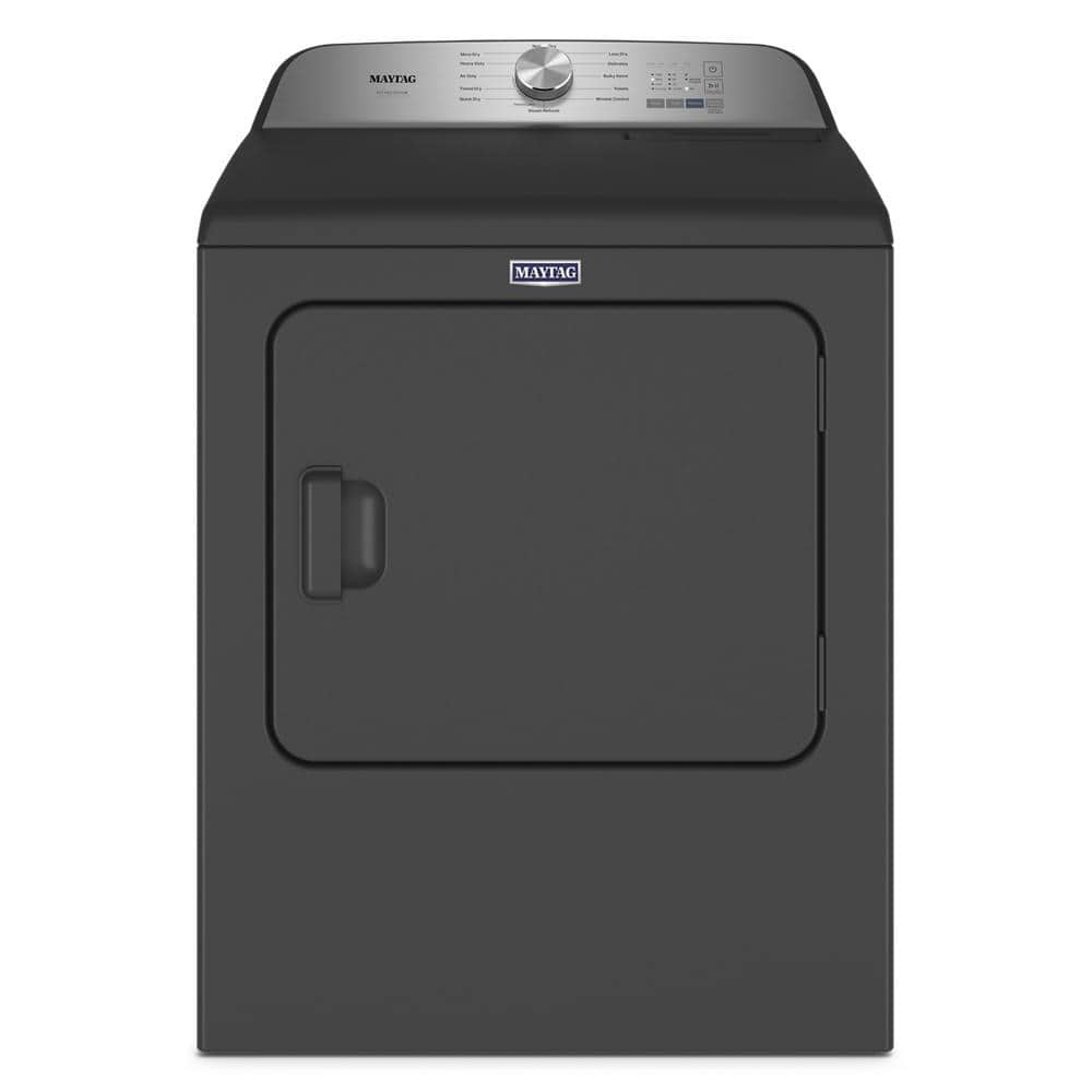 7.0 cu. ft. Vented Pet Pro Electric Dryer in Volcano Black