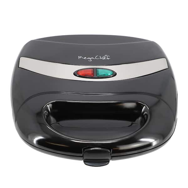 MegaChef Electric Compact Aluminum Nonstick Sandwich Maker in