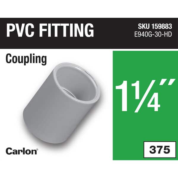 1-1/4 in. Electrical PVC Standard Coupling (E940G-30-HD)