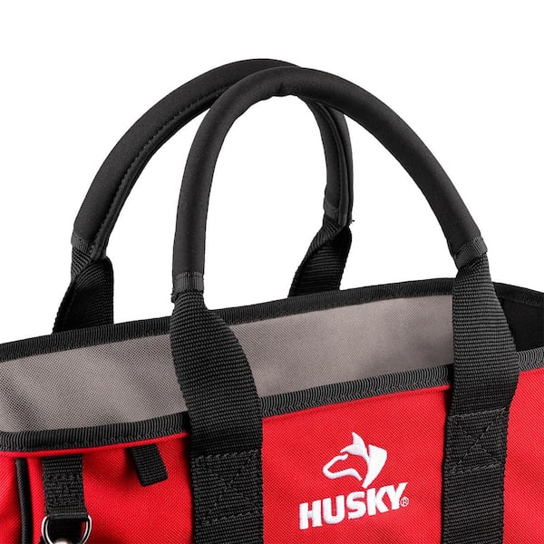 Husky 14 in. 15 Pocket Open Top Supply Tool Bag HD60014-TH - The
