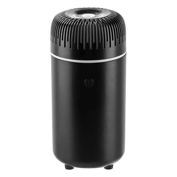 Diffuser Humidifier w Color LED Lights, 2 Spray Modes, Auto Shutoff, BPA-Free, Silent for Car Home Office Bedroom, Black
