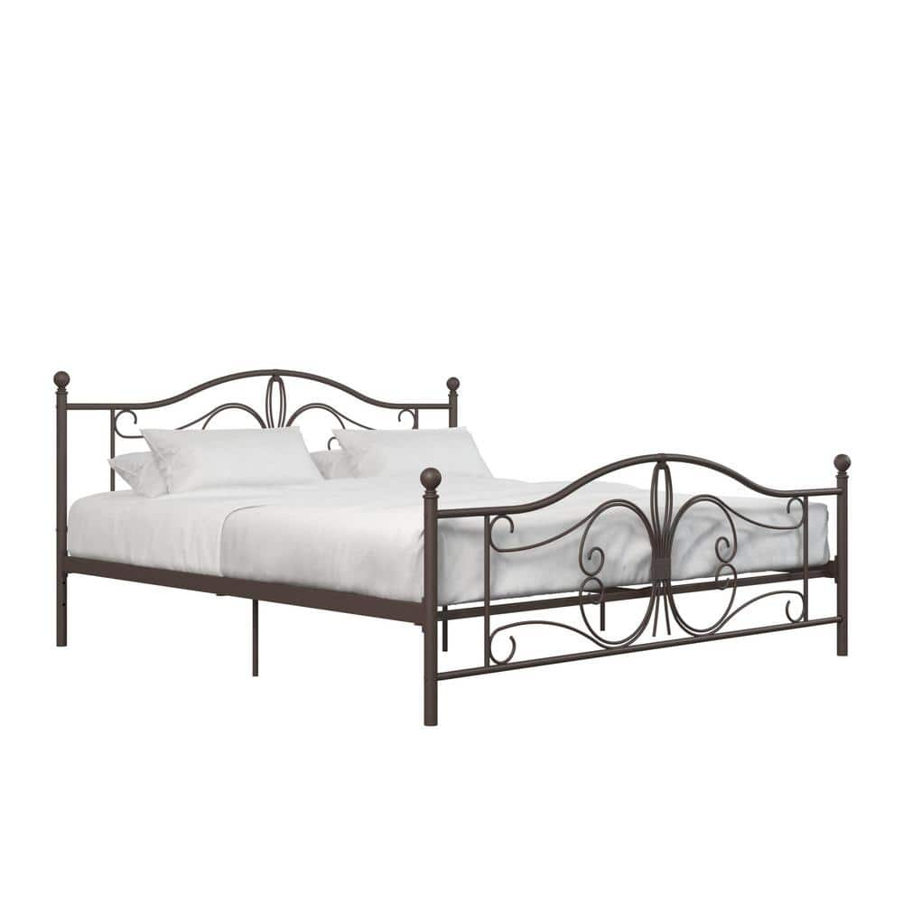 DHP Betty Bronze Metal King Bed DE64250 - The Home Depot