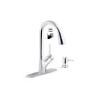 KOHLER Barossa with Response Touchless Technology Single-Handle Pull ...