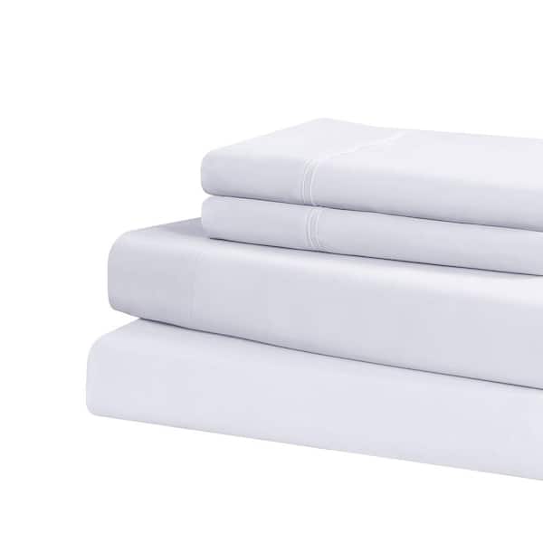 Swift Home All-Season 8-Piece Blush Solid Color Microfiber King Bed in a Bag
