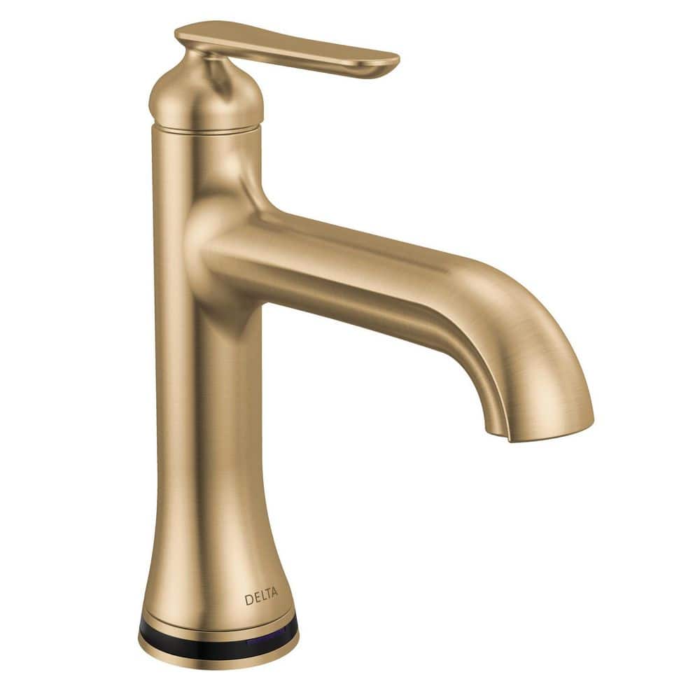 Delta Bonacci Gold Touch2O Single Handle Single Hole Bathroom Sink