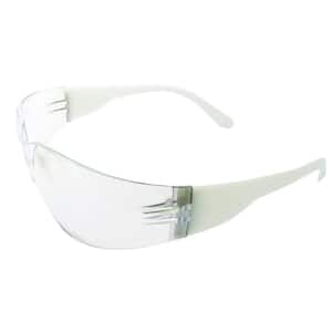 Lucy Ladies Eye Protection, White Frame/Clear Anti-Fog Lens