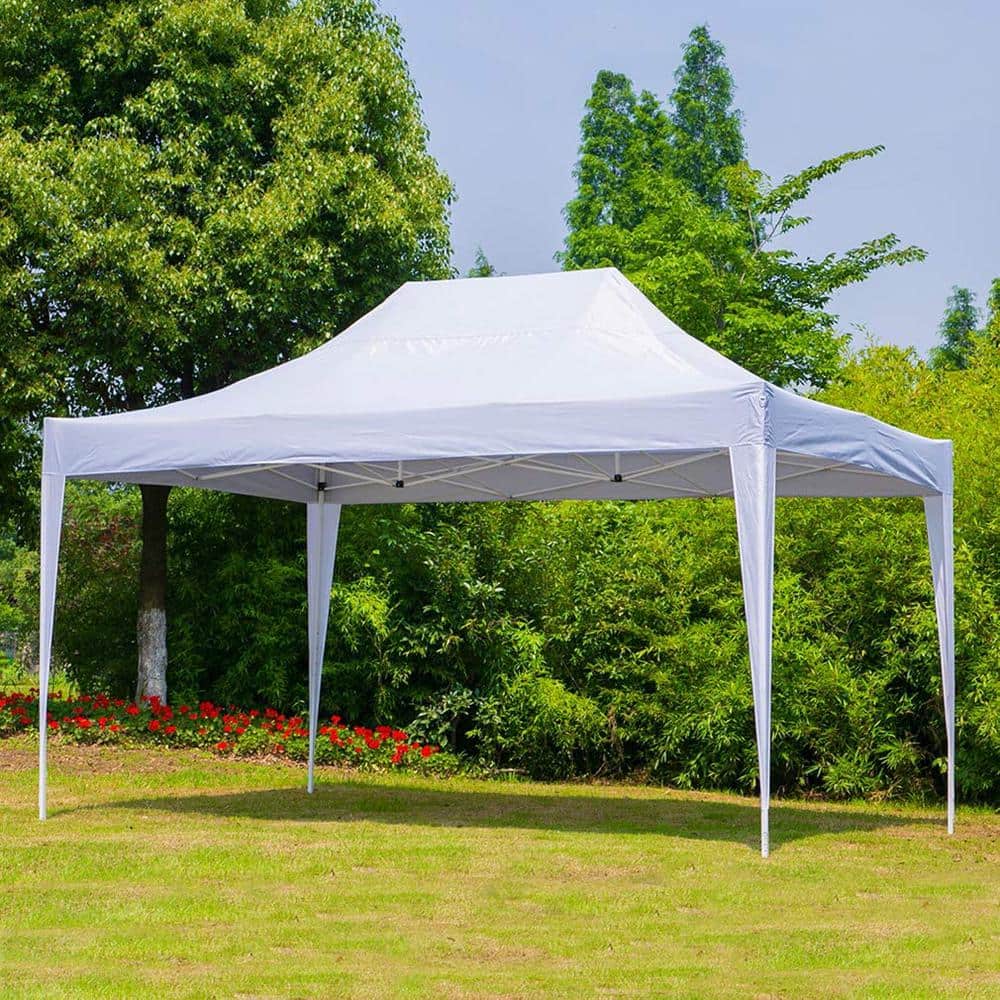 HEAVY DUTY 10X15 Ez Pop Up Canopy Patio Party Weeding Marquee Tent W/N Walls 