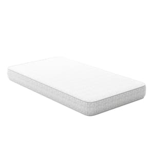 Precious Angel Standard Baby Crib and Toddler Bed Mattress in White