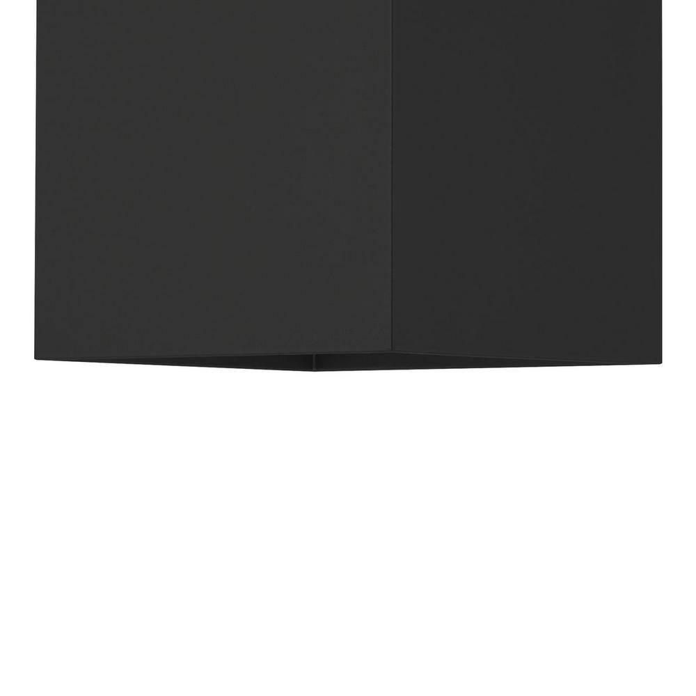 Black 6" Dimmable LED Outdoor Wall Sconce
