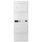 7.4 cu. ft. 240-Volt White Electric Double Stacked Commercial Dryer