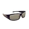 Flying Fisherman Kid's Gaffer Junior Angler Polarized Sunglasses -  Black/Smoke