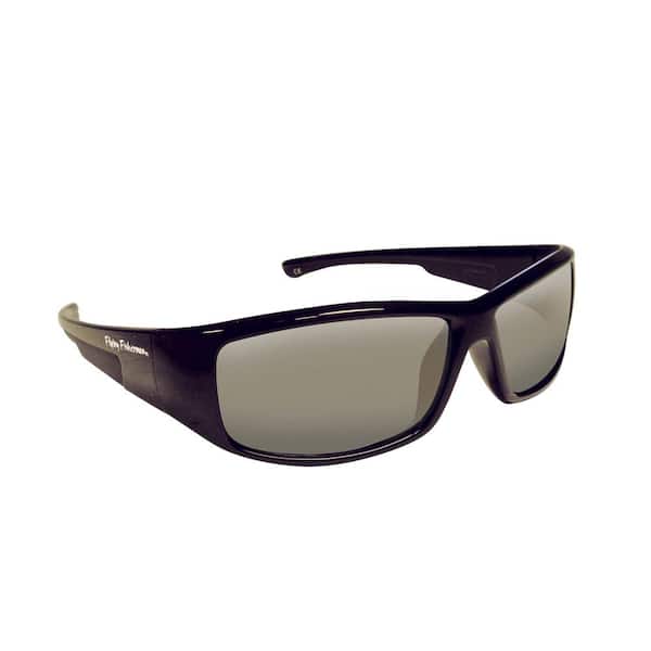 Flying Fisherman Gaffer Junior Angler Polarized Sunglasses Black Frame ...