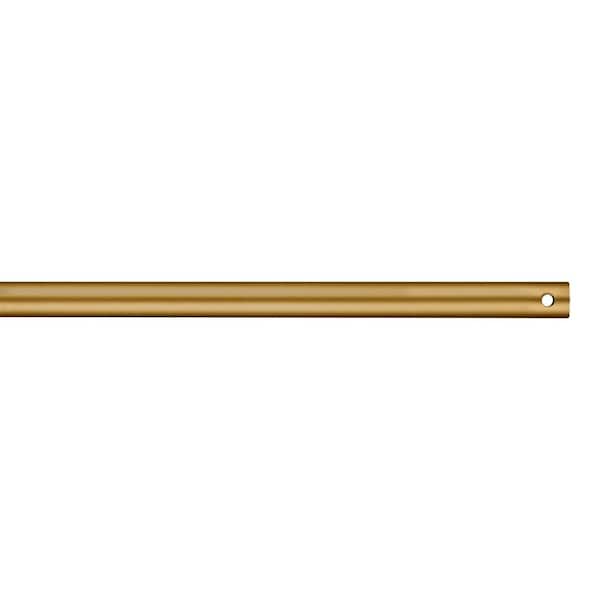 Generation Lighting 72 in. Satin Brass Indoor/Outdoor Ceiling Fan Extension Downrod
