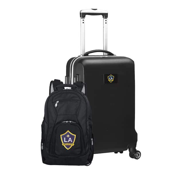 Mojo LA Galaxy 21 in. Deluxe 2-Piece Backpack and Carry-on Set -Black